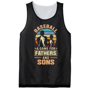 A Game For Fathers And Sons Fathers Day Baseball Mesh Reversible Basketball Jersey Tank