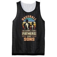 A Game For Fathers And Sons Fathers Day Baseball Mesh Reversible Basketball Jersey Tank