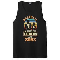 A Game For Fathers And Sons Fathers Day Baseball PosiCharge Competitor Tank