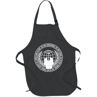 Anonymous Guy Fawkes We Are Anonymous Full-Length Apron With Pockets