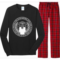 Anonymous Guy Fawkes We Are Anonymous Long Sleeve Pajama Set