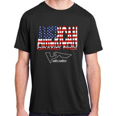 American Gp Flag Us Grand Prix (Cota) Inspired Adult ChromaSoft Performance T-Shirt