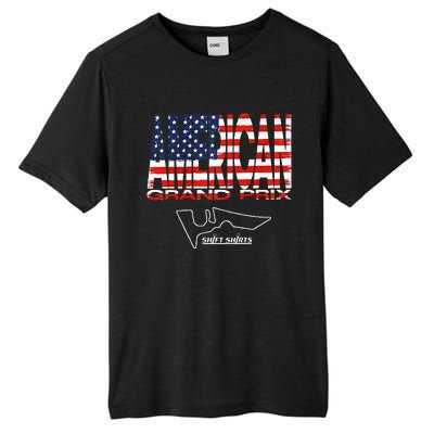 American Gp Flag Us Grand Prix (Cota) Inspired Tall Fusion ChromaSoft Performance T-Shirt