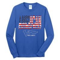 American Gp Flag Us Grand Prix (Cota) Inspired Tall Long Sleeve T-Shirt