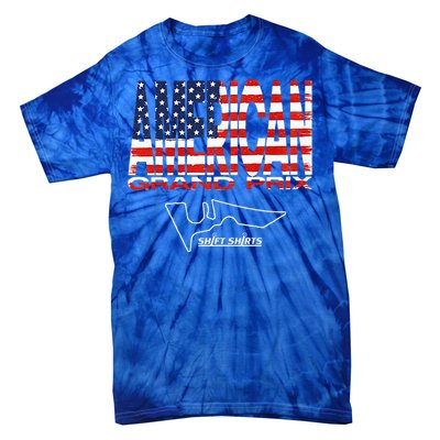 American Gp Flag Us Grand Prix (Cota) Inspired Tie-Dye T-Shirt