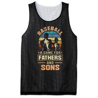 A Game For Fathers And Sons Fathers Day Baseball Mesh Reversible Basketball Jersey Tank