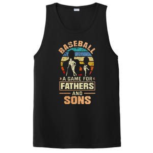 A Game For Fathers And Sons Fathers Day Baseball PosiCharge Competitor Tank