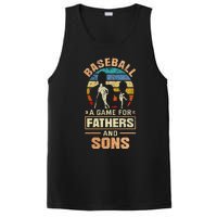 A Game For Fathers And Sons Fathers Day Baseball PosiCharge Competitor Tank