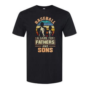 A Game For Fathers And Sons Fathers Day Baseball Softstyle CVC T-Shirt