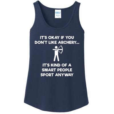 Archery Gift Funny Archery Smart People Ladies Essential Tank