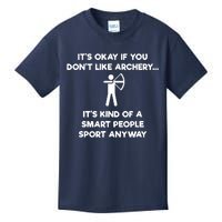 Archery Gift Funny Archery Smart People Kids T-Shirt