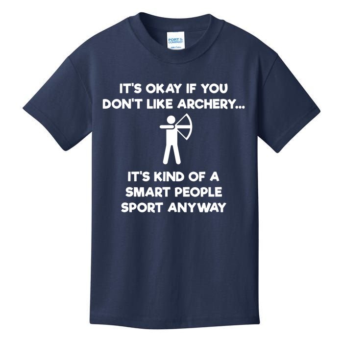 Archery Gift Funny Archery Smart People Kids T-Shirt