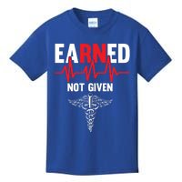 Awesome Gift For Nurses Heartbeats Earned Not Given Gift Kids T-Shirt