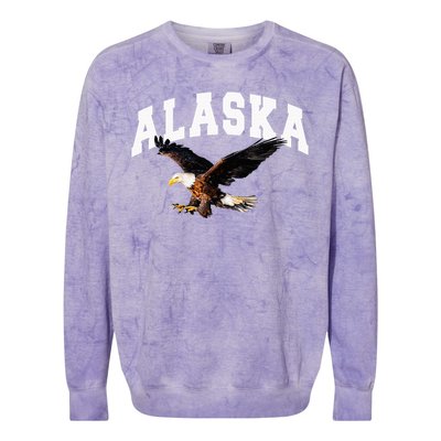 Alaska Gifts For Women Anchorage Juneau Colorblast Crewneck Sweatshirt