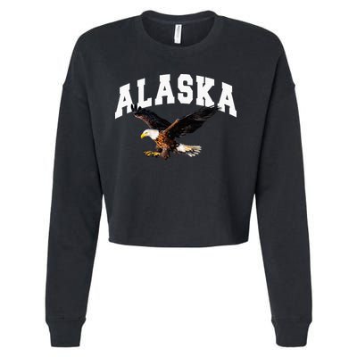 Alaska Gifts For Women Anchorage Juneau Cropped Pullover Crew