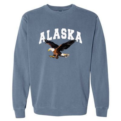 Alaska Gifts For Women Anchorage Juneau Garment-Dyed Sweatshirt