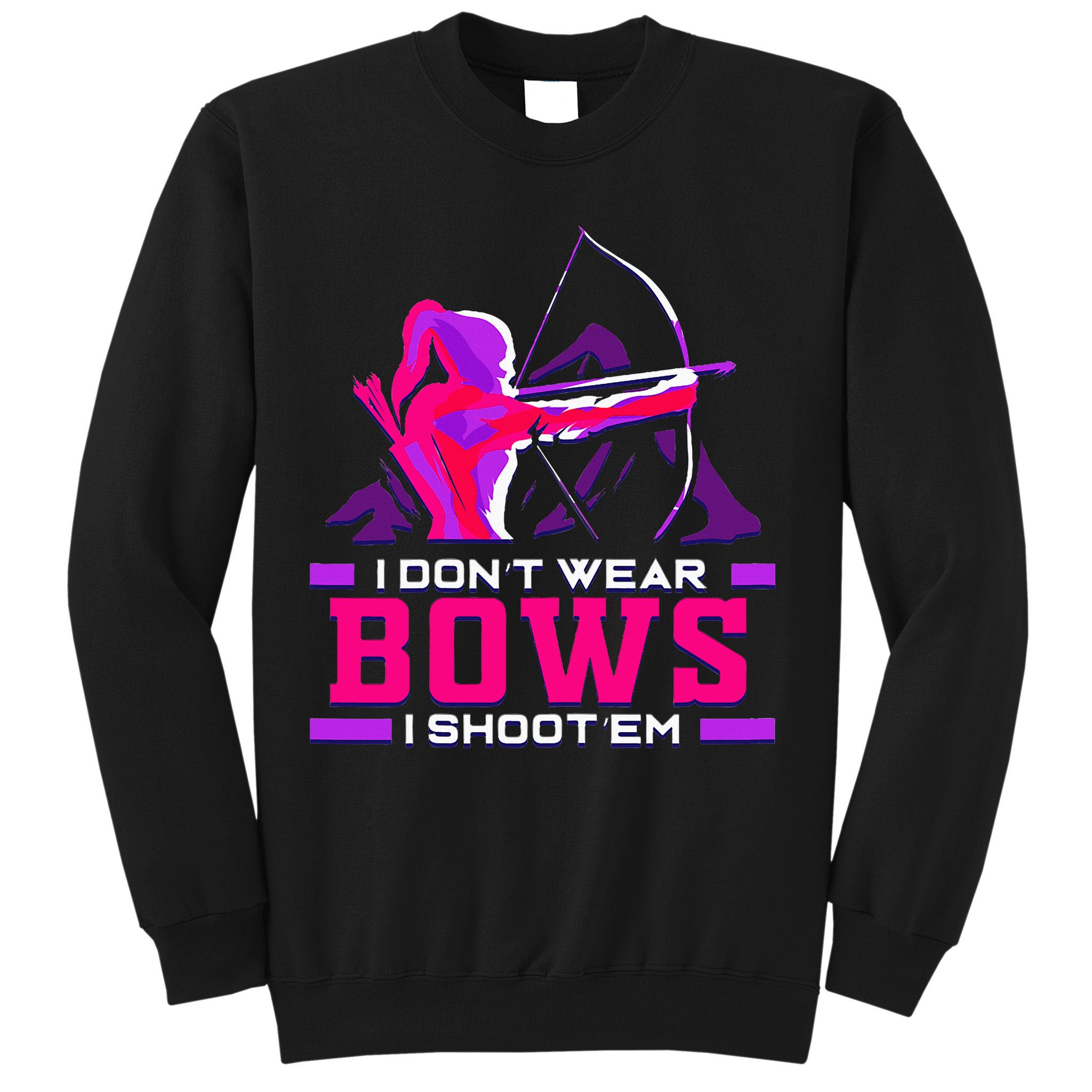 Archery Girl For Woman Archer Bow And Arrow Hunt Sweatshirt
