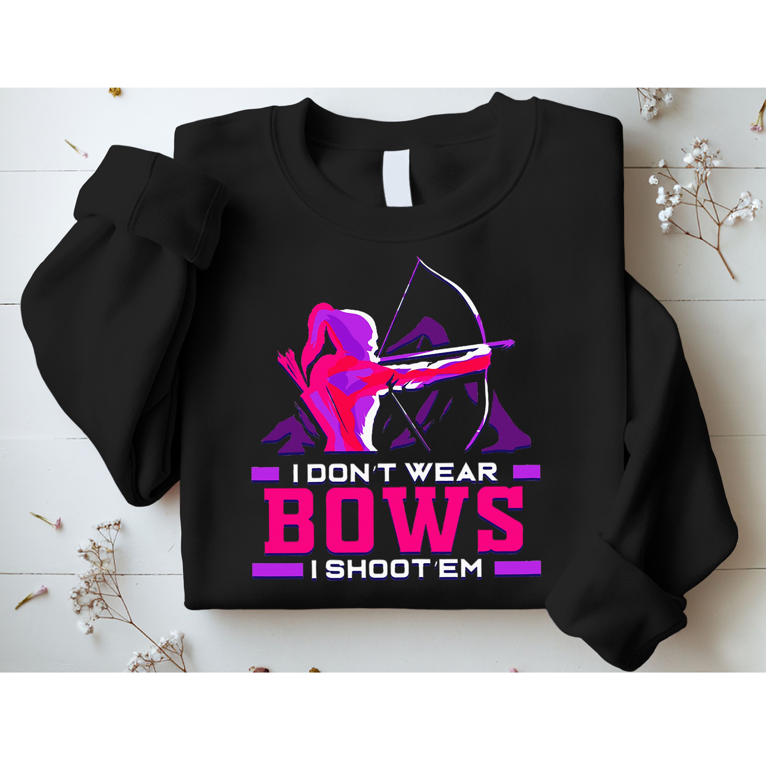 Archery Girl For Woman Archer Bow And Arrow Hunt Sweatshirt