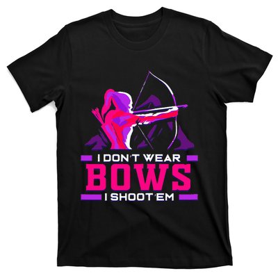 Archery Girl For Woman Archer Bow And Arrow Hunt T-Shirt