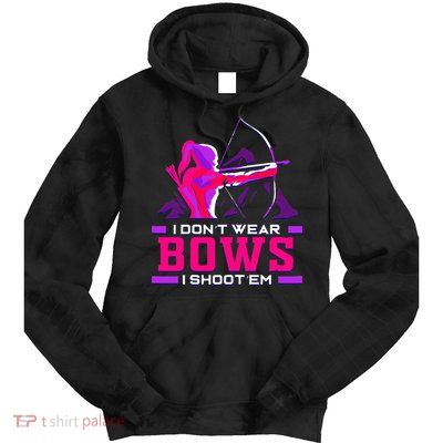 Archery Girl For Woman Archer Bow And Arrow Hunt Tie Dye Hoodie