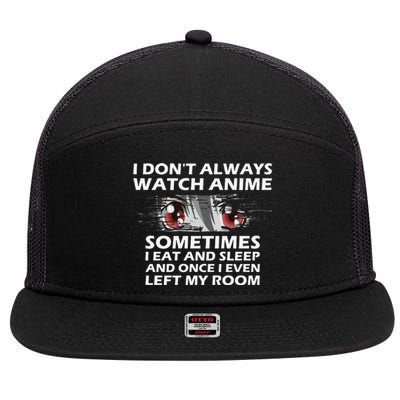 Anime Gift Forn Girls Womens Cute Anime Merch Lovers 7 Panel Mesh Trucker Snapback Hat