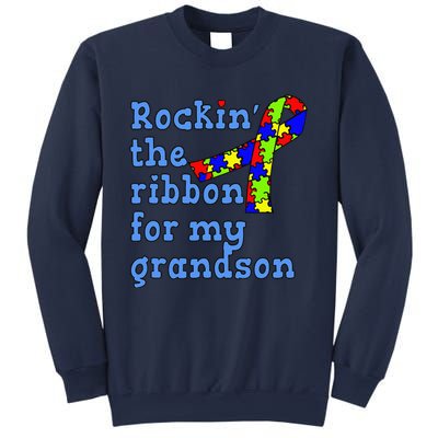 Autistic Grandson For Grandparents Sweatshirt