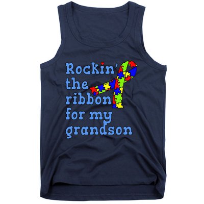 Autistic Grandson For Grandparents Tank Top