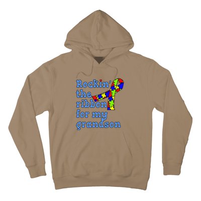 Autistic Grandson For Grandparents Hoodie