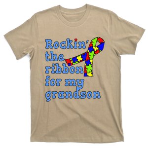 Autistic Grandson For Grandparents T-Shirt