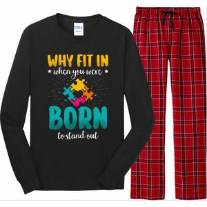 Autism Gifts For Adults Autistic Asperger Syndrom Autist Asd Long Sleeve Pajama Set