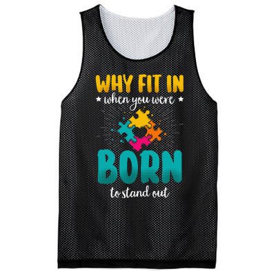 Autism Gifts For Adults Autistic Asperger Syndrom Autist Asd Mesh Reversible Basketball Jersey Tank