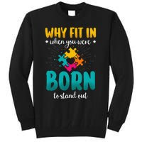 Autism Gifts For Adults Autistic Asperger Syndrom Autist Asd Tall Sweatshirt