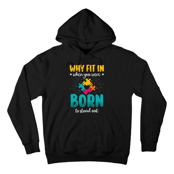 Autism Gifts For Adults Autistic Asperger Syndrom Autist Asd Tall Hoodie