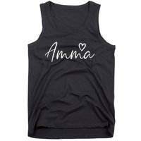 Amma Gifts For Women Grandma Heart MotherS Day Amma Tank Top