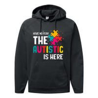 Autism Gifts For Adults Syndrom Autist Asd Autistic Asperger Performance Fleece Hoodie