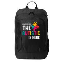 Autism Gifts For Adults Syndrom Autist Asd Autistic Asperger City Backpack