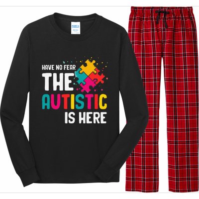 Autism Gifts For Adults Syndrom Autist Asd Autistic Asperger Long Sleeve Pajama Set