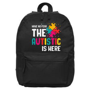 Autism Gifts For Adults Syndrom Autist Asd Autistic Asperger 16 in Basic Backpack