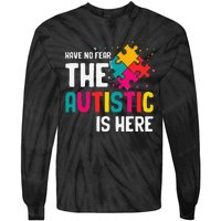 Autism Gifts For Adults Syndrom Autist Asd Autistic Asperger Tie-Dye Long Sleeve Shirt