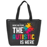 Autism Gifts For Adults Syndrom Autist Asd Autistic Asperger Zip Tote Bag