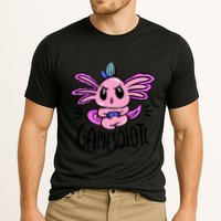 Axolotl Gamesolotl Funny Gamer Video Games Cooling Performance Crew T-Shirt
