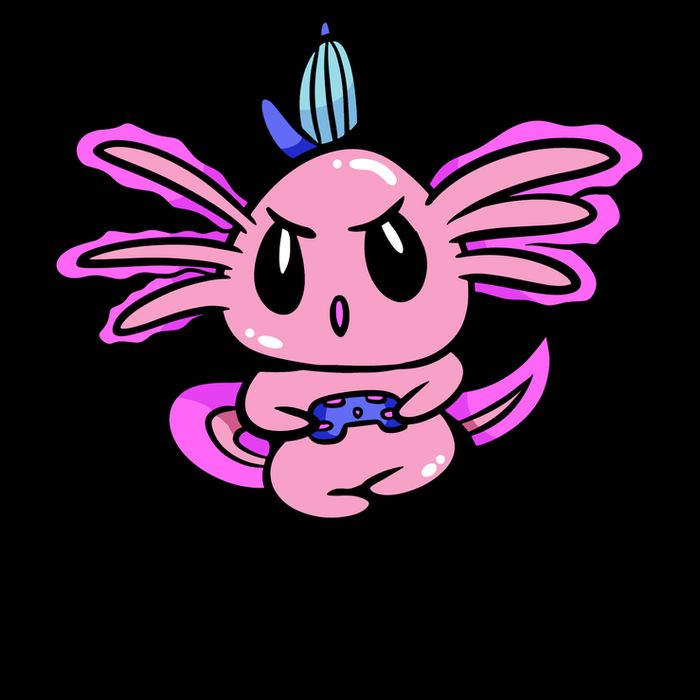 Axolotl Gamesolotl Funny Gamer Video Games Flatbill Hat