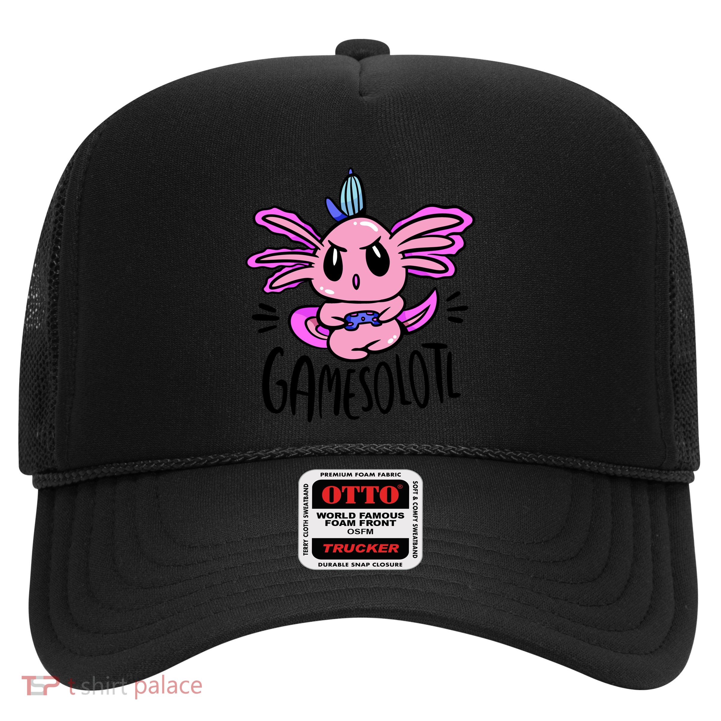 Axolotl Gamesolotl Funny Gamer Video Games Trucker Hat