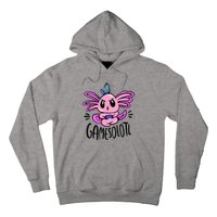 Axolotl Gamesolotl Funny Gamer Video Games Hoodie