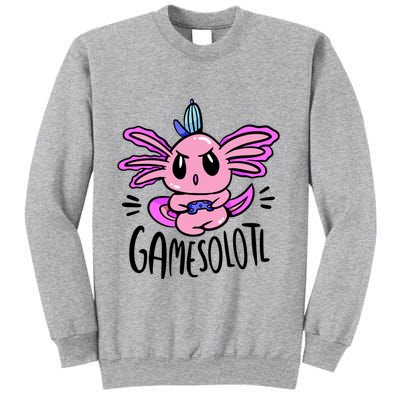 Axolotl Gamesolotl Funny Gamer Video Games Sweatshirt