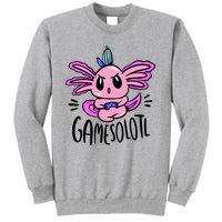 Axolotl Gamesolotl Funny Gamer Video Games Sweatshirt