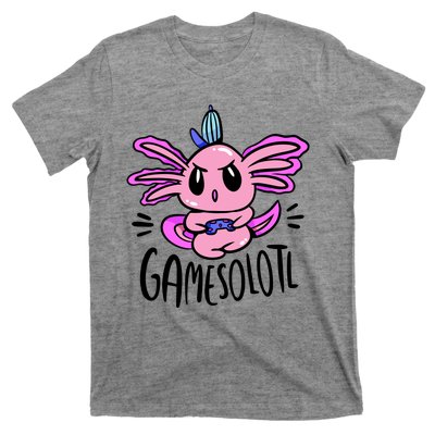 Axolotl Gamesolotl Funny Gamer Video Games T-Shirt