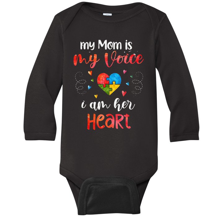 Autism Gifts For Mom Autistic Asperger Syndrom Autist Asd Baby Long Sleeve Bodysuit