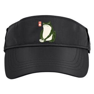 Aesthetic Grumpy Frog Famous Japanese Art Toad Graphic Adult Drive Performance Visor