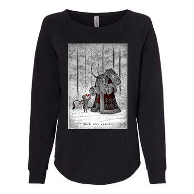 A Gift For Krampus Womens California Wash Sweatshirt